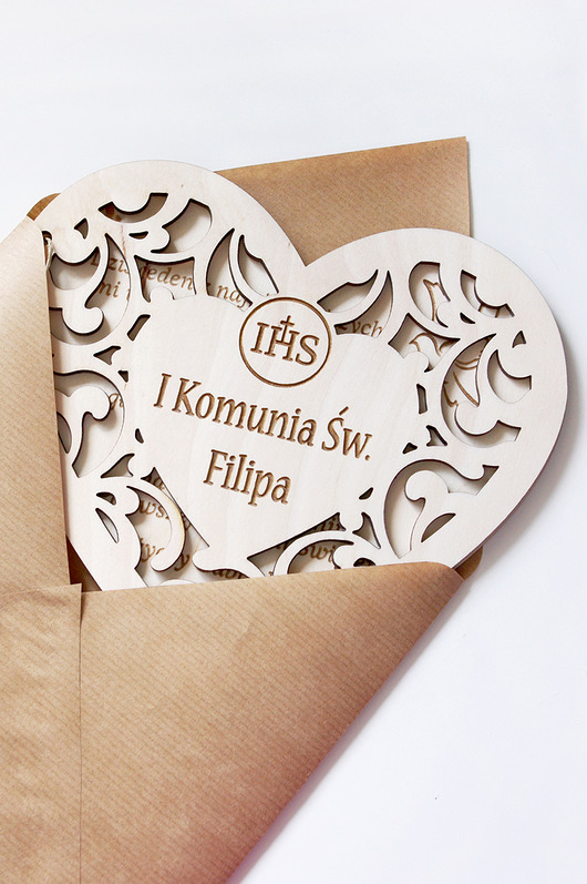 kartki na komunię Kartka Prezent na Komunię Świętą