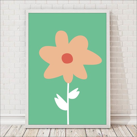 obrazy i plakaty do pokoju dziecięcego Plakat Flower_2