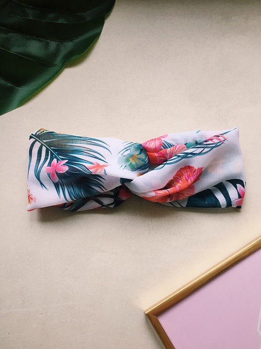 Palm Tree Headband - Opaska Girlsband