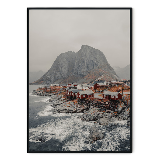 Plakat skandynawski Lofoty myscandi