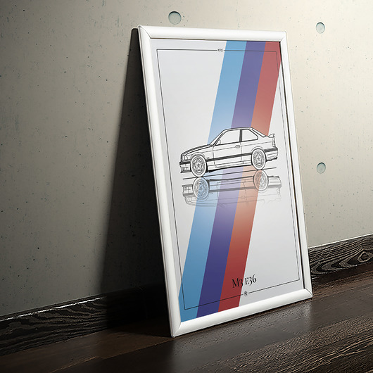 plakaty Plakat Motoryzacja - BMW M3