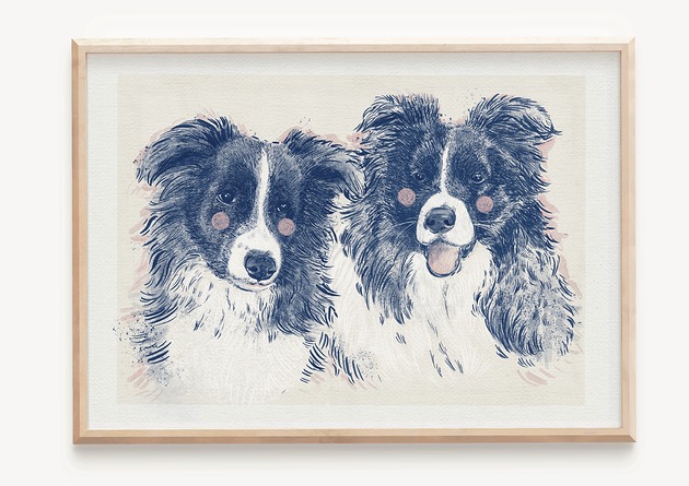 plakaty PORTRET Pupila podwójny  - plakat personalizowany