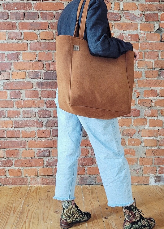 torby na ramię Lazy bag Bukka ruda wodoodporna oversize