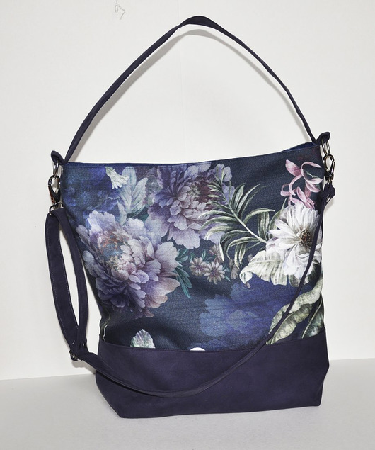 torby XXL Torba  hobo XXL - print, piwonie