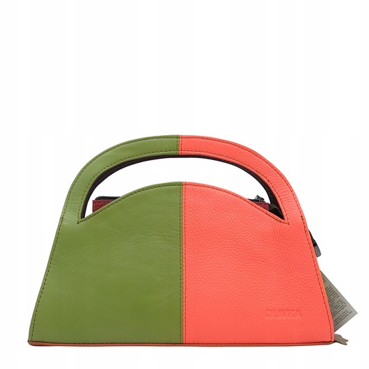 torby na ramię Torebka skórzana do ręki i na ramię dwustronna skórzana oryginalna OLIVKA