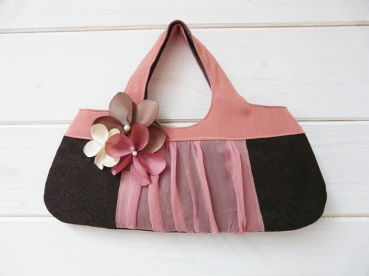 Koralowa z Brązem handmadebyeli