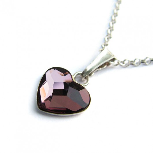 wisiorek kryształ Swarovski - Serduszko Antique Marisella