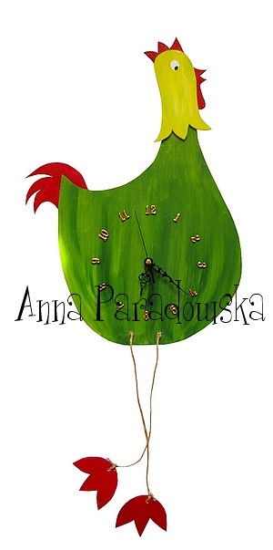 kogucik zegarowy Anna Paradowska