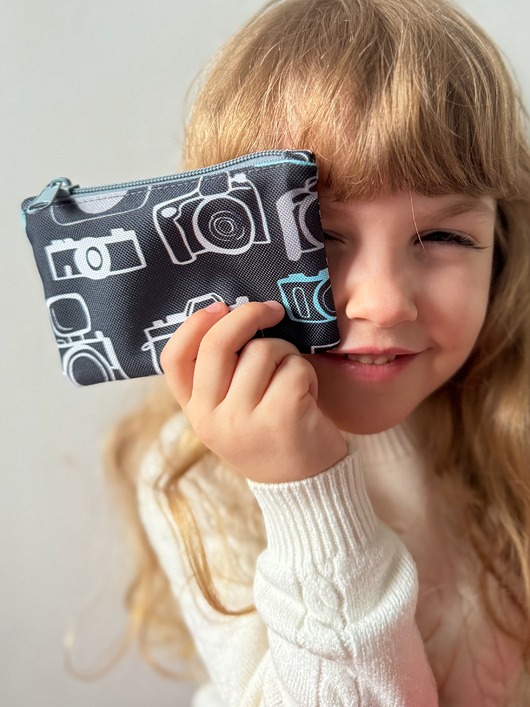 portfele damskie Portfelik mini - aparaty fotograficzne