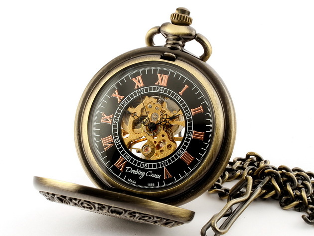 zegarki męskie Elegancja w drewnie I - Drobiny Czasu - zegarek mechaniczny