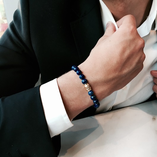 Bransoletka męska CLASSY BLUE DIZARRO 