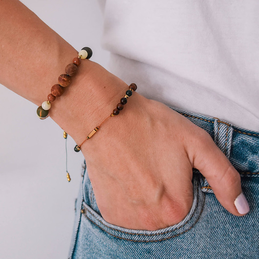 bransoletki z kamieni naturalnych Bransoletka z kamieni naturalnych - Warm Terra