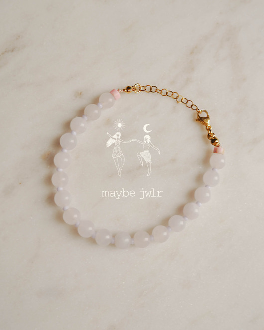 bransoletki z kamieni naturalnych Bransoletka FUNKY lawenda