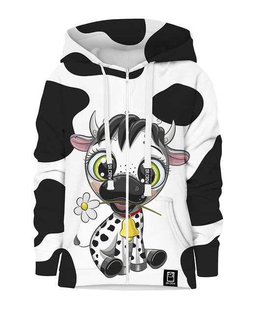 bluzy dla chłopców Bluza Zamek Chłopiec DR.CROW Cute Cow