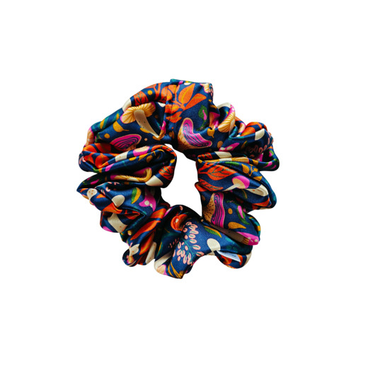gumki do włosów Gumka jedwabna, scrunchie, frotka magic forest MAXI