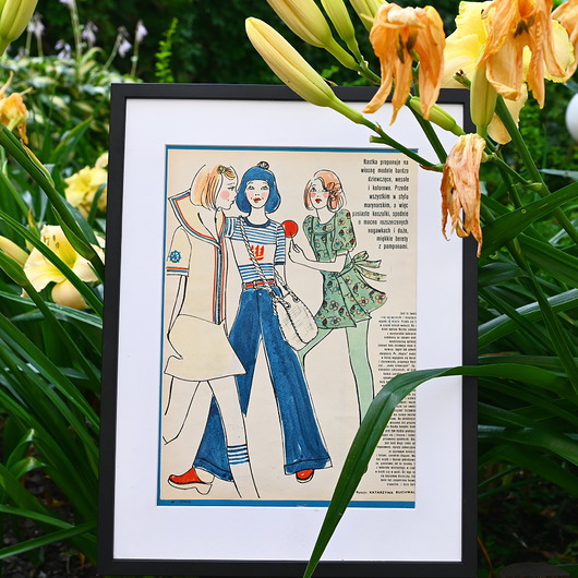 grafiki i ilustracje Oprawiona ilustracja z magazynu Ty i Ja