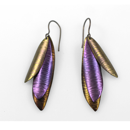 kolczyki - inne Piórka z tytanu