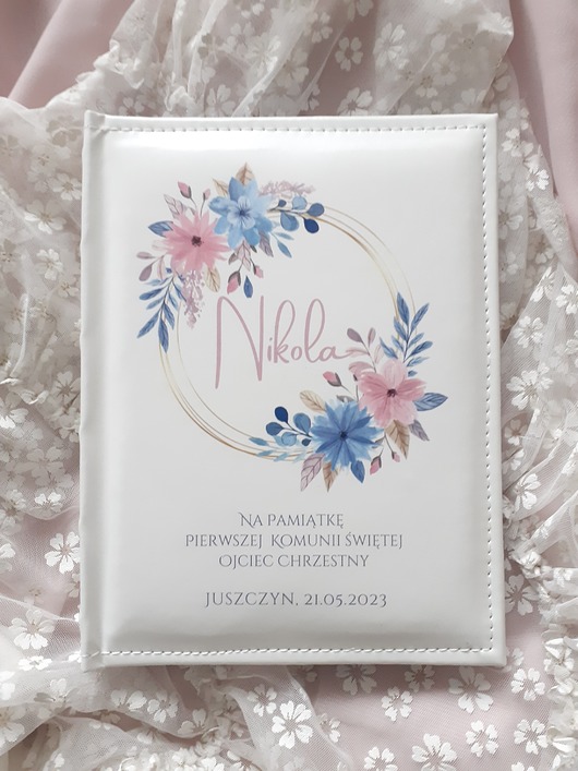 komunia - pozostałe Album komunijny pamiątka komunijna personalizowana pamiątka