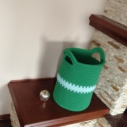 kosze do przechowywania Kosz ze sznurka bawełnianego 30cmx40cm