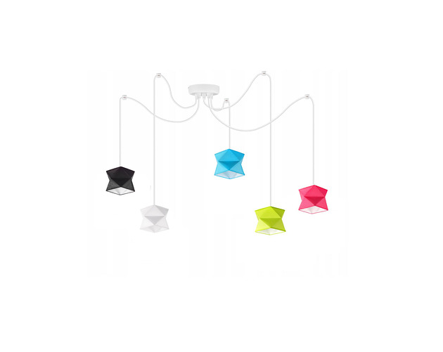 Lampa PAJĄK Spyder żyrandol Spider Abażury SkyLighting