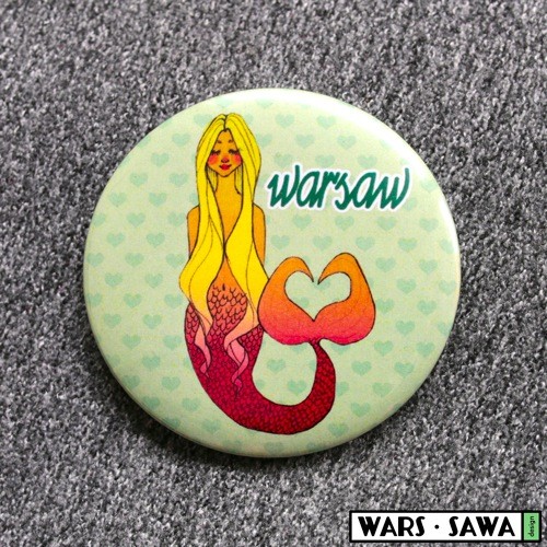MAGNES 56 mm - Syrenka miętowa! LOVE POLAND DESIGN