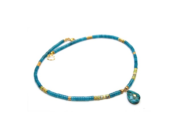 chokery Jadeit morski /choker/  - Szlachetna kolekcja