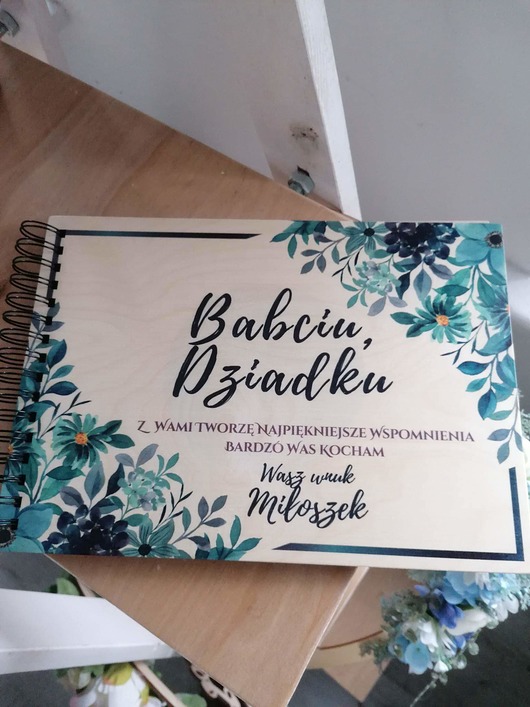 notatniki i albumy Prezent na dzień babci i dziadka/ personalizowany prezent