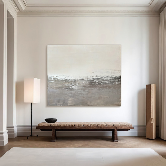 obrazy Abstrakcja strukturalna "Japandi-18"