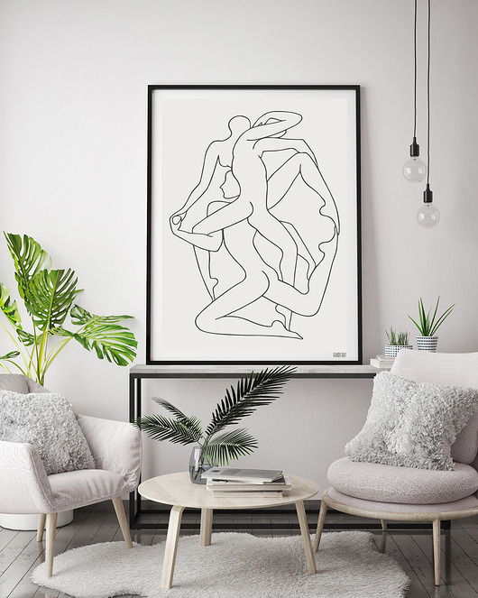 Plakat "Line Art" Pas De LArt