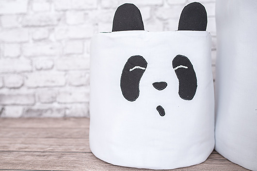Kosz na zabawki Panda 35 cm  utulanka