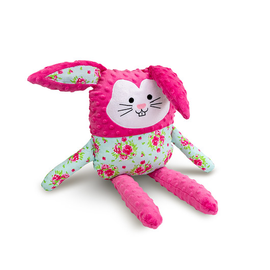 Zajączek minky MADZIA róż Puga Bags