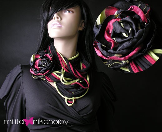 Naszyjnik dzianinowy ::  oriental II milita nikonorov