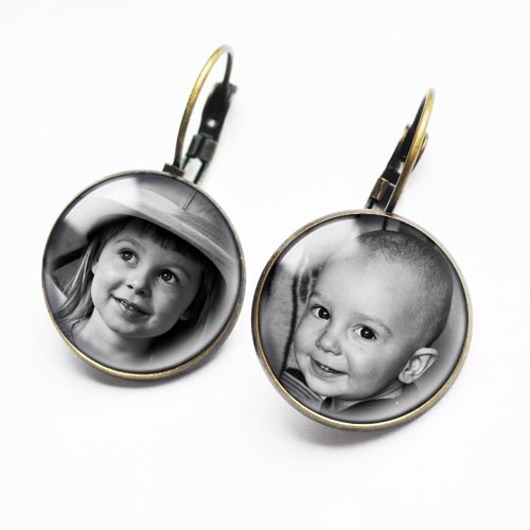 PERSONALIZOWANE kolczyki muamua design