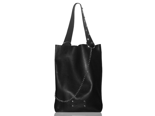 torby na ramię Skórzany worek z ćwiekami