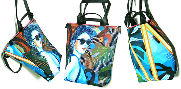 1330 art MIMA bag UNI & Marcin Painta print MIMAbags