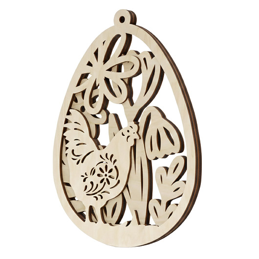 ozdoby wielkanocne Zawieszka Wielkanocna Jajko Ażurowe do Stroika Malowania Dekoracja WISZĄCA