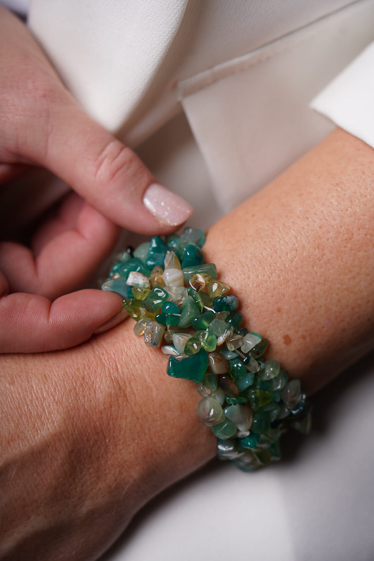 bransoletki z kamieni naturalnych Bransoletka z agatu