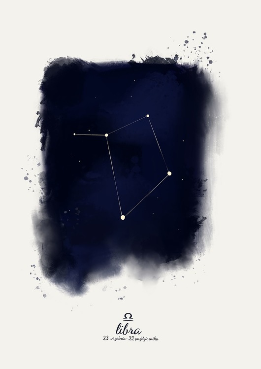 grafiki i ilustracje Gwiazdozbiór Wagi