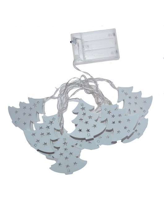 Lampki LED Śnieżynki 10 Szt. MIA home
