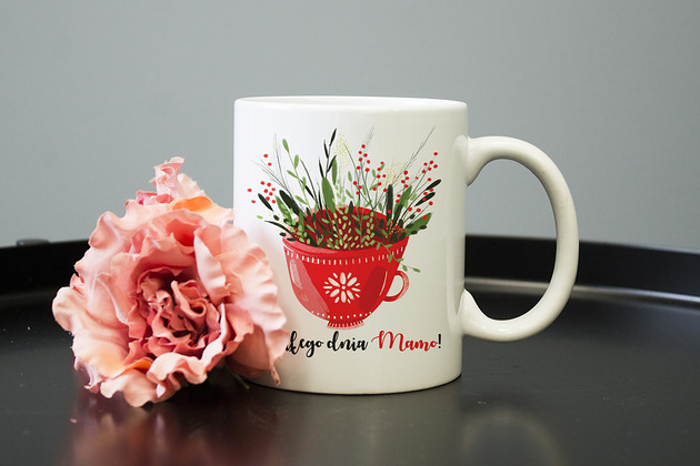 Kubek 330ml Miłego dnia mamo!(Dzień Mamy) AllbagAllprints