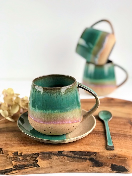 kubki Kubek Beczułka ręcznie robiony  320 ml - Rajska Plaża