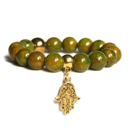 cieniowany marmur & hamsa kaktusia