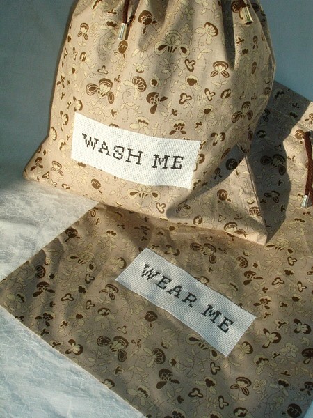 Ogród jesienny tzn. działka - wash me & wear me metka by traczka