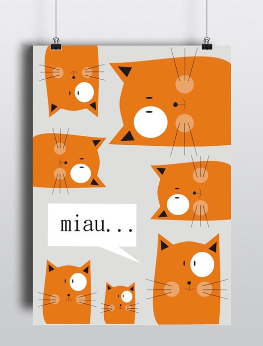 plakat KOTY Cytryna design