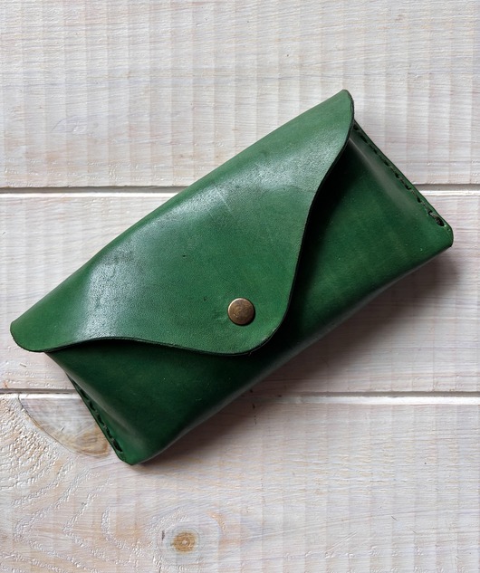 okulary damskie Etui na okulary ze skóry naturalnej model M