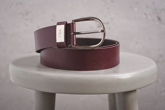 PASEK skórzany, damski / NIU ACCESSORIES NIU