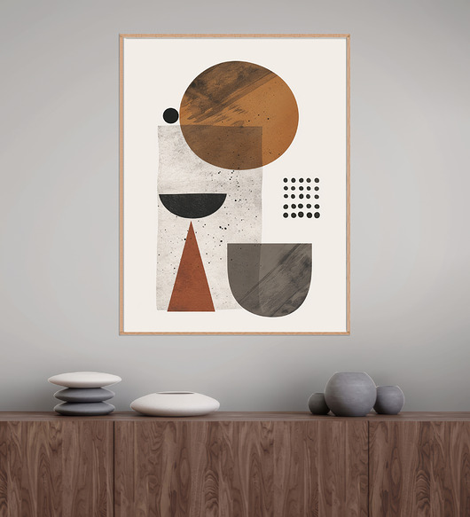 plakaty Geometria natury - Plakat, druk - Minimalizm, Boho, Loft #49