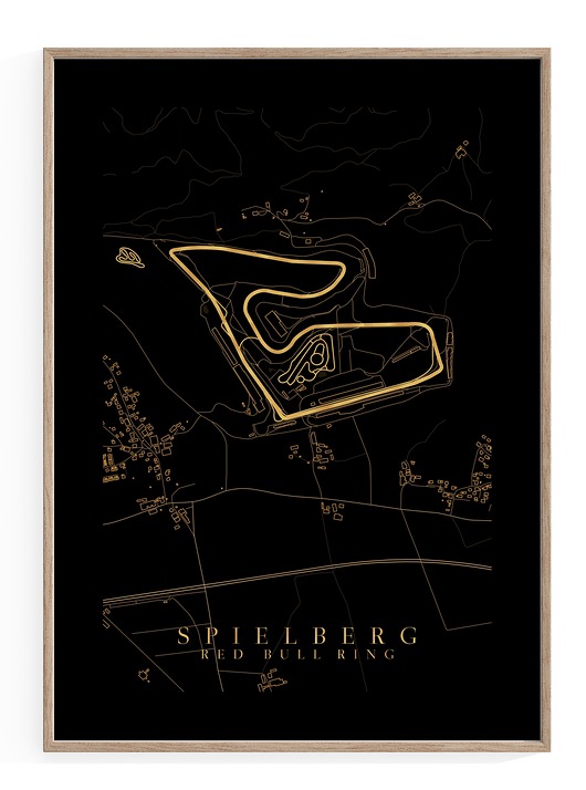 plakaty Plakat Monaco Monza Spielberg (red bull) tory F1