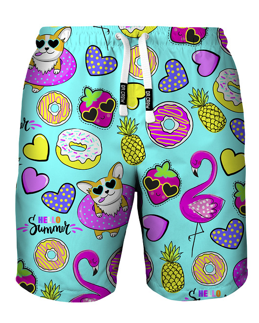 spodnie męskie Shorty Kąpielowe Męskie DR.CROW Fashion Summer