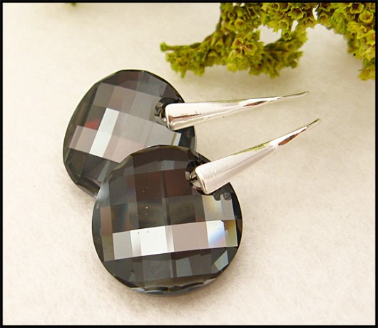 LUXURY- kryształ Swarovski Twist Silver Night Little Dreamer
